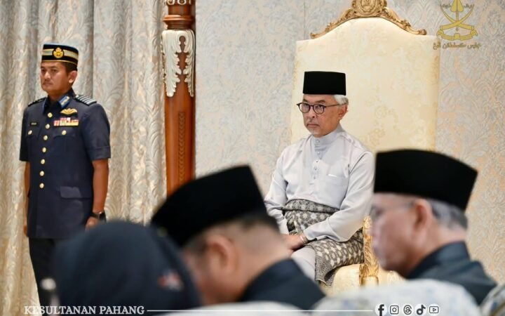 Sultan Pahang Titah Persiapan Hadapi Banjir Dipergiat, Pencerobohan Tanah Ditangani Dengan Tegas