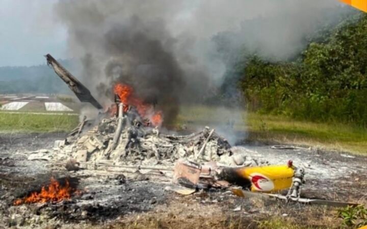 Helikopter Doktor Udara Bawa Lima Individu Terhempas di Long Lellang