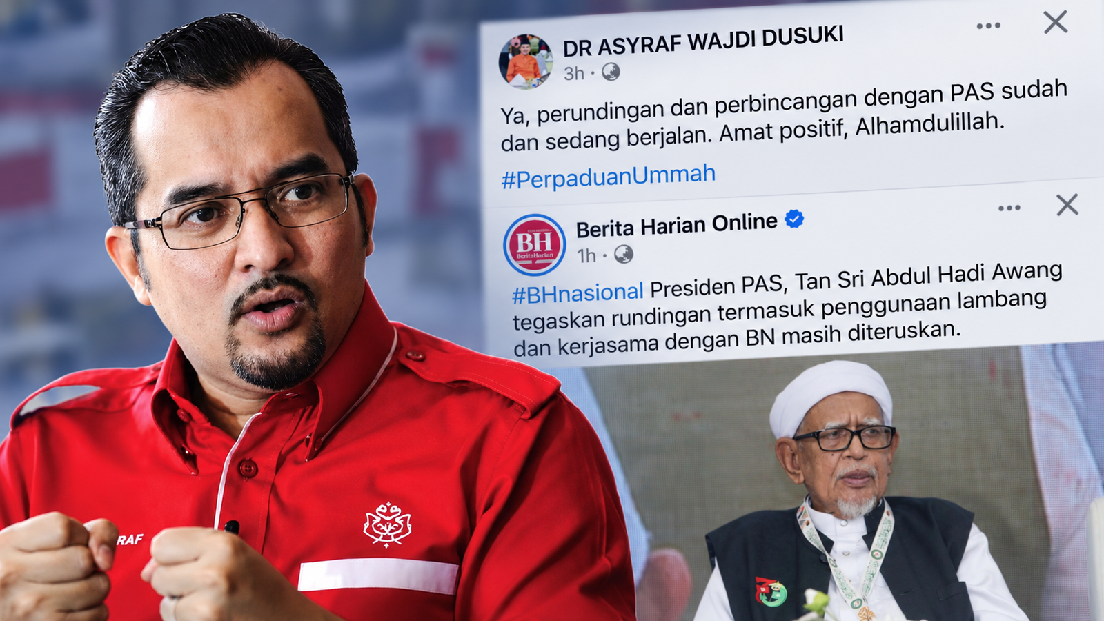 Rundingan UMNO-PAS Amat Positif — Asyraf Wajdi
