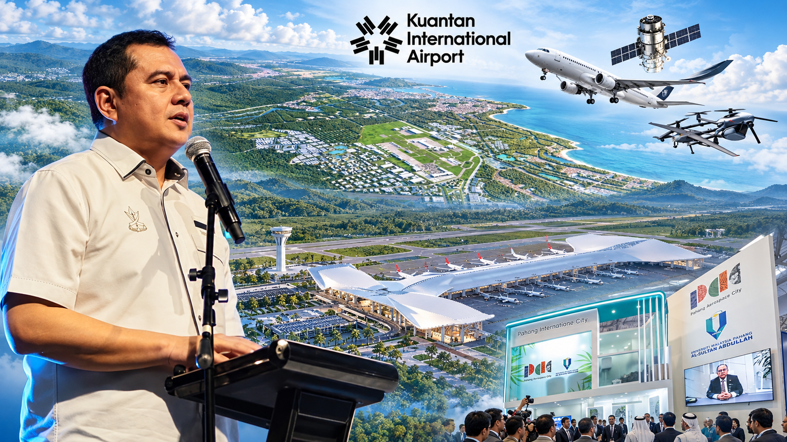 Pahang Aerospace City RM40 Bilion Bakal Wujud 12,000 Peluang Pekerjaan